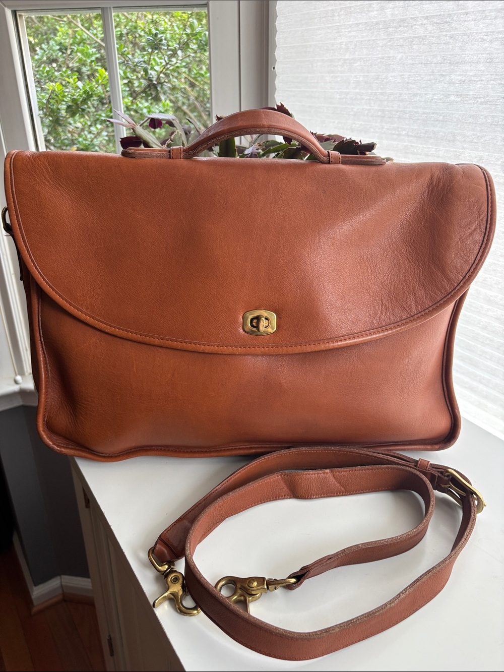 Vintage Coach Lexington Briefcase  - Brittish Tan-Made in the USA